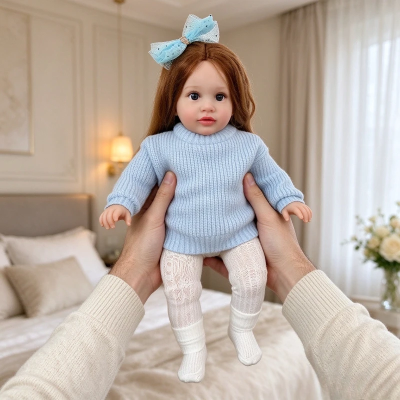 66CM Reborn Cotton Body  Baby Pippa Hand Detailed Painting 3D Skin with Visible Veins Real Looking Baby Girl Dolls