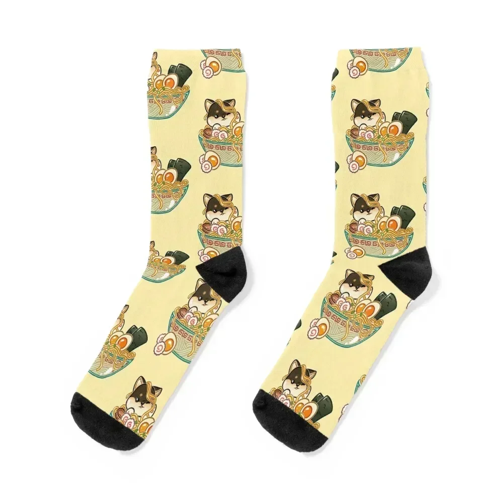 Shiba Ramen Bowl Socks winter gifts Stockings compression winter Ladies Socks Men's