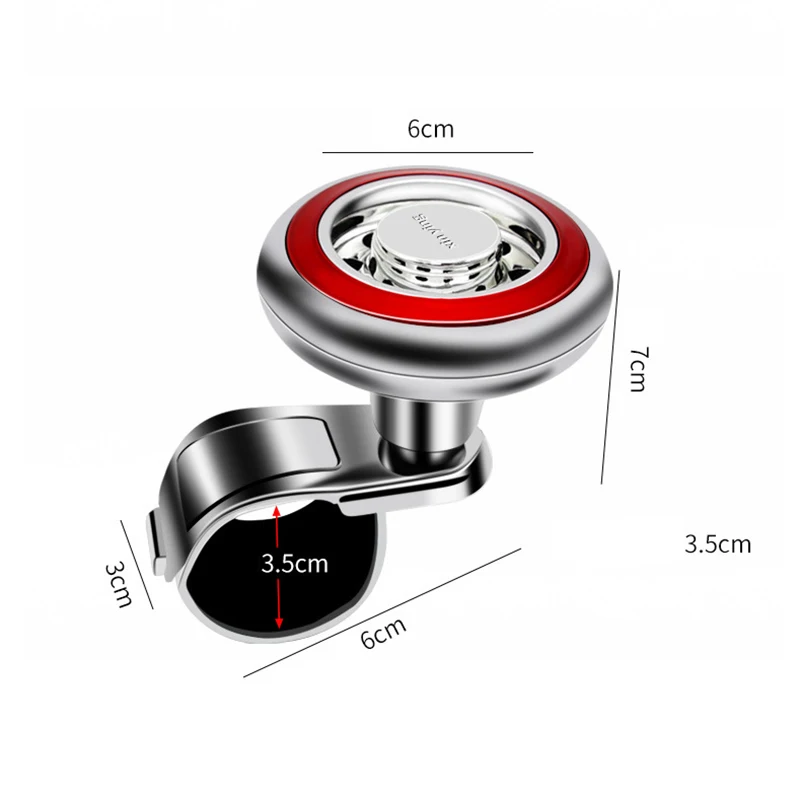 Car Knob Flexible Easy Install Spinner Rotation Anti-slip Universal Silicone Steering Wheel Booster Tool Handle Grip