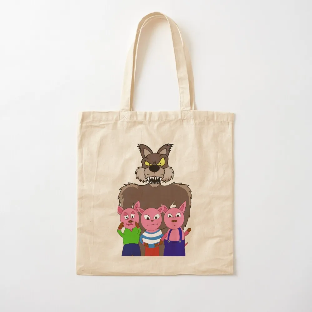 3 Little Pigs Tote Bag large tote bag shopping trolley bag for beach