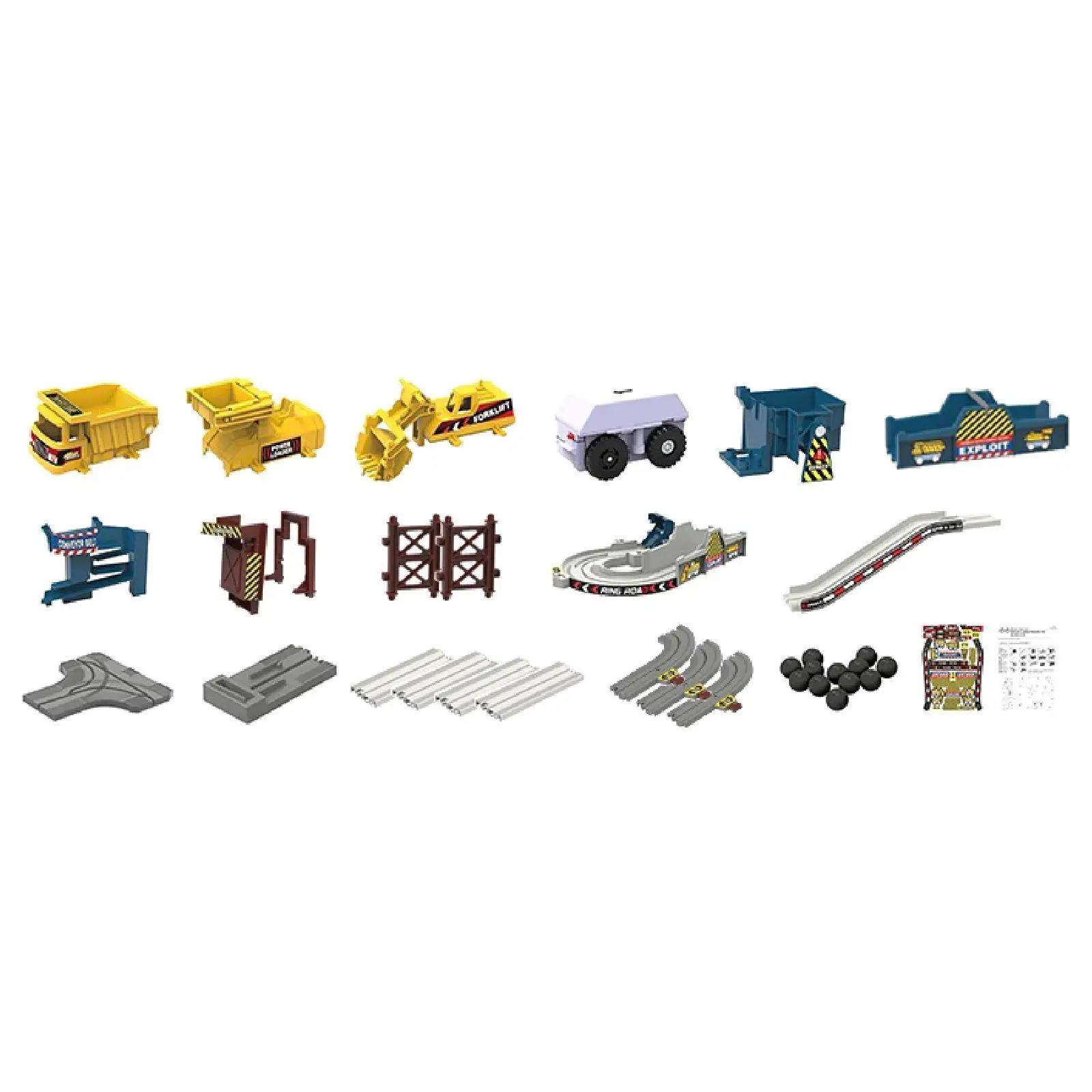 Construction Vehicle Toys Track Car Set for Toddlers Age 3 Years up Children