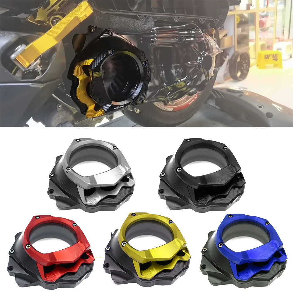 For Yamaha XMAX 300 2023 Motorcycle Accessories Transmission Box Cover Case Protector Disc Gearbox Guard