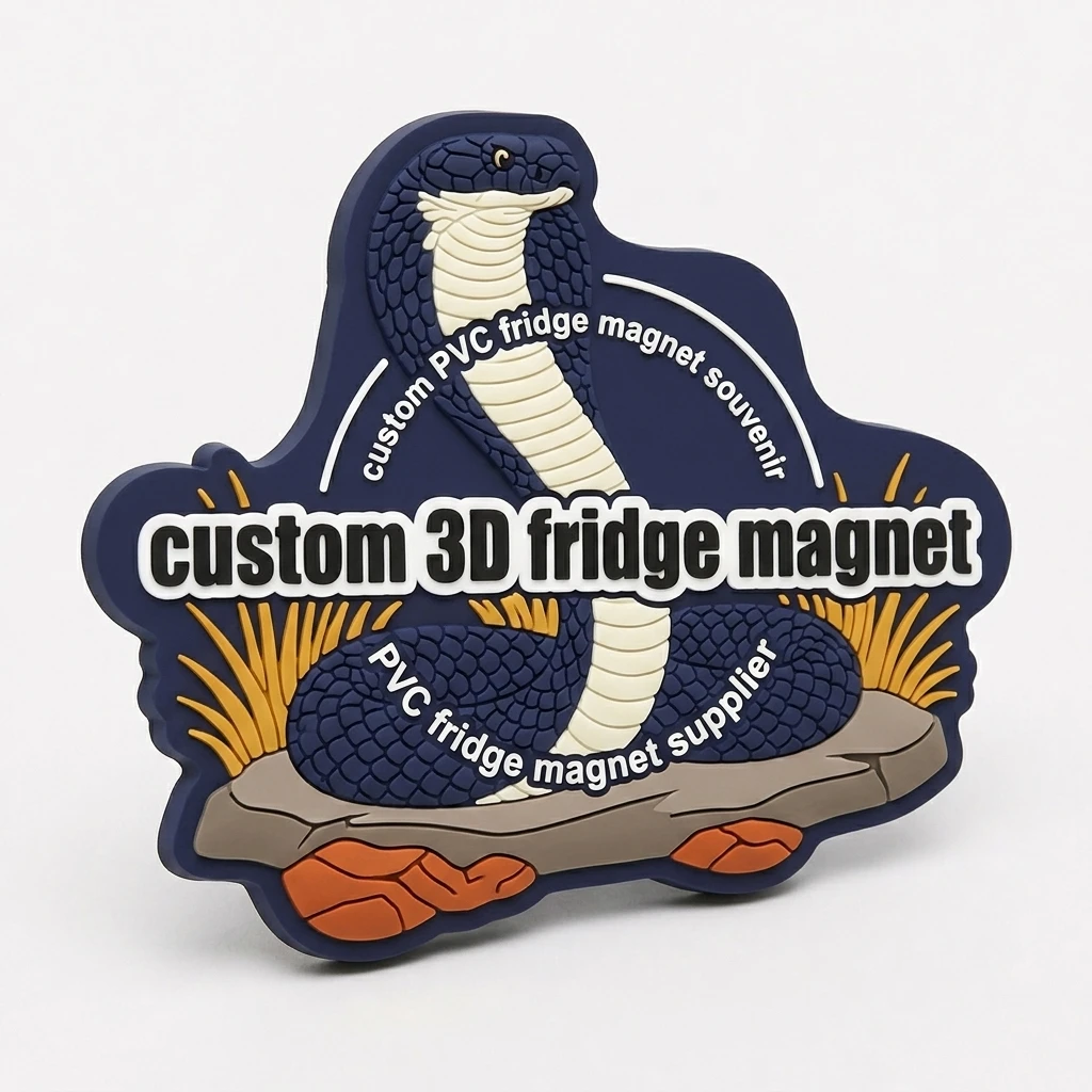 Customized Cute 3D Refrigerator Magnet Eco‑friendly Durable PVC Fridge Magnet Home Decor Tourism Gift Souvenir