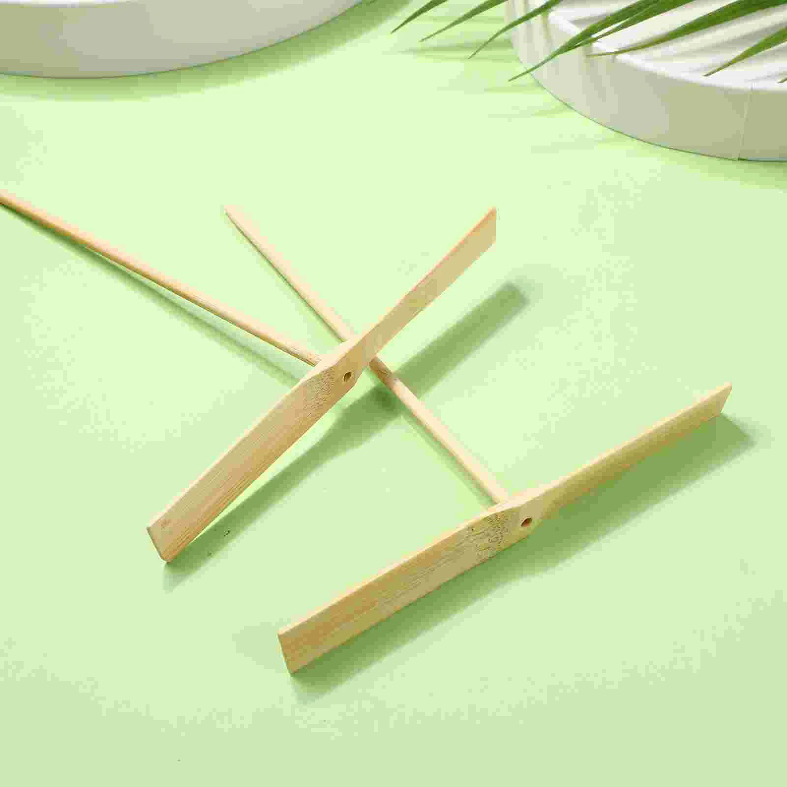 10 Pcs Plane Balance Dragonfly Bamboo Model Helicopter Kids Toy Wooden Gravity Child