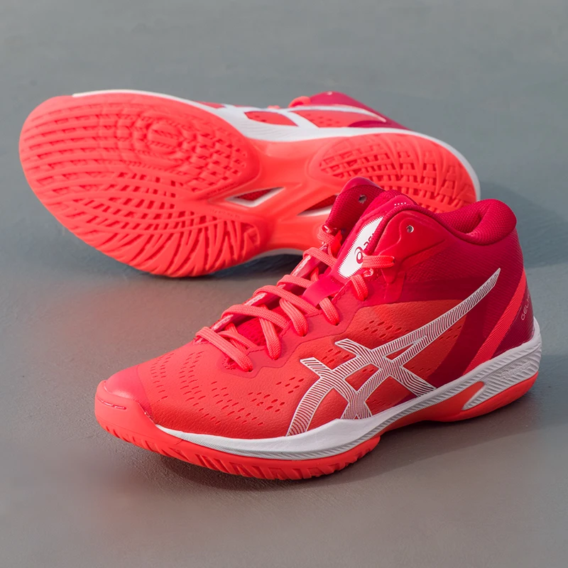 Zapatos Asics para hombre Gelhoop V16, zapatos deportivos con amortiguación, zapatos de baloncesto ligeros para entrenamiento en cancha al aire libre 1063A090-600