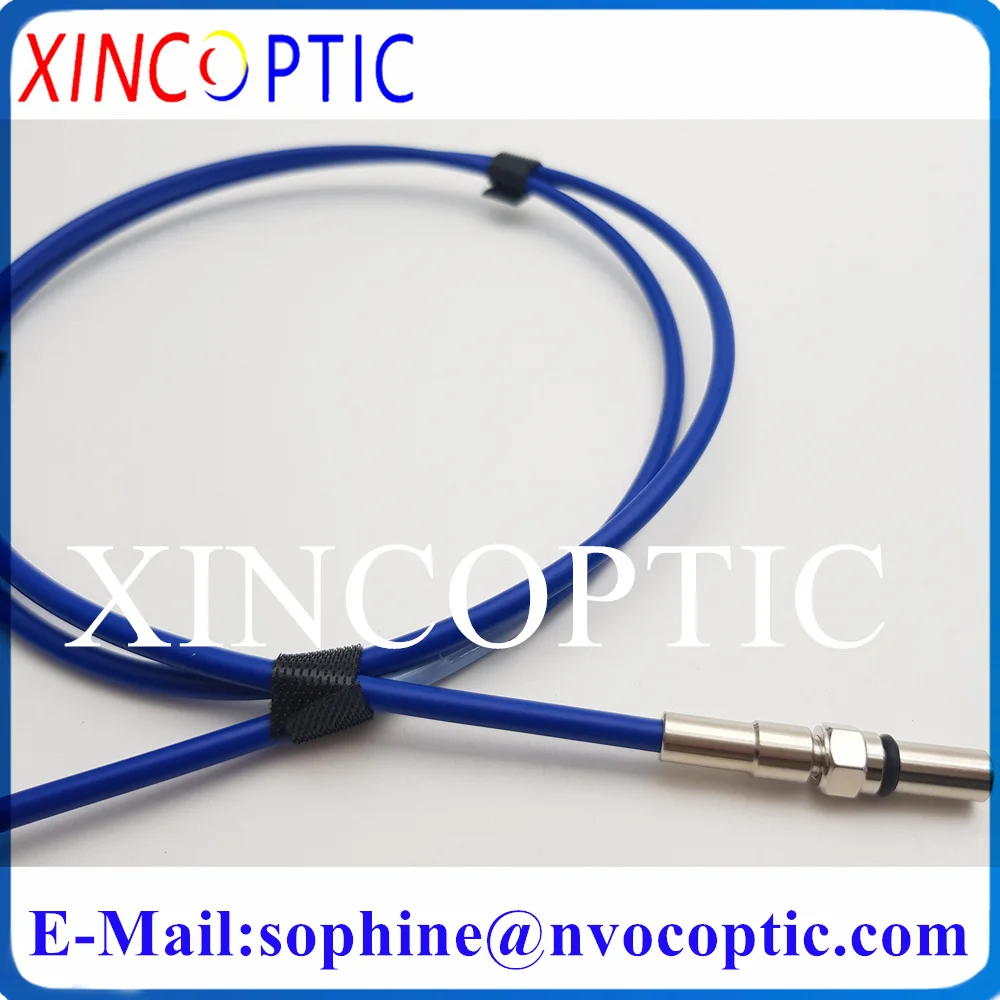 SMA905-SMA905 1500um Silica Fiber Quarts Core 1/2/3/5M 5.0mm NIR 0.37NA HI 350-1700nm Armored Fiber Optic Patch Cord Cable