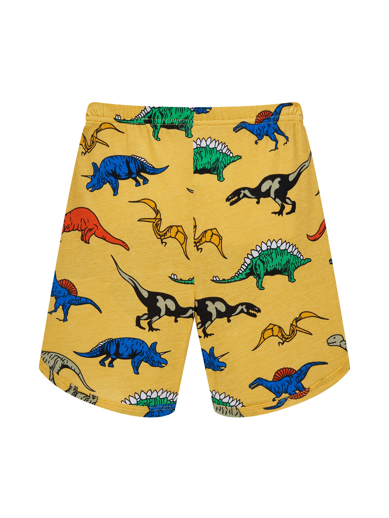 Sommer-Dinosaurier-Pyjama-Set für Jungen, kurzärmelige Shorts, 100 % Baumwolle, weich, atmungsaktiv, Kinder-Nachtwäsche, Alter 1–8 Jahre, 2 Stück – Detail 6