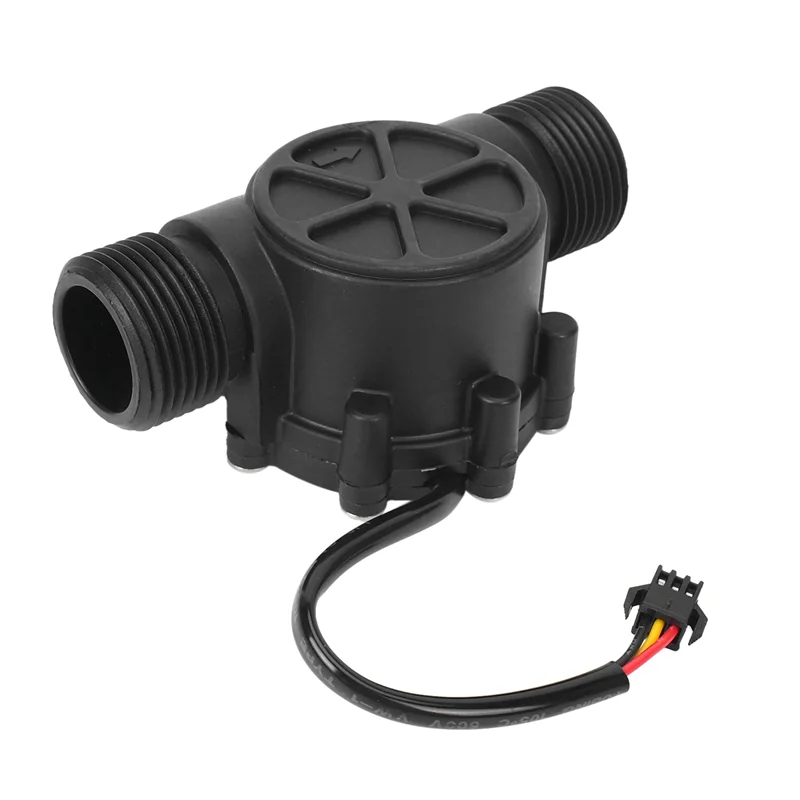 

GTBL 5Pcs Water Flow Sensor DN25 DC3.5-24V 1 Inch 2-100L/Min Hall Flowmeter Heat Pump Water Heater Flow Meter Switch Counter