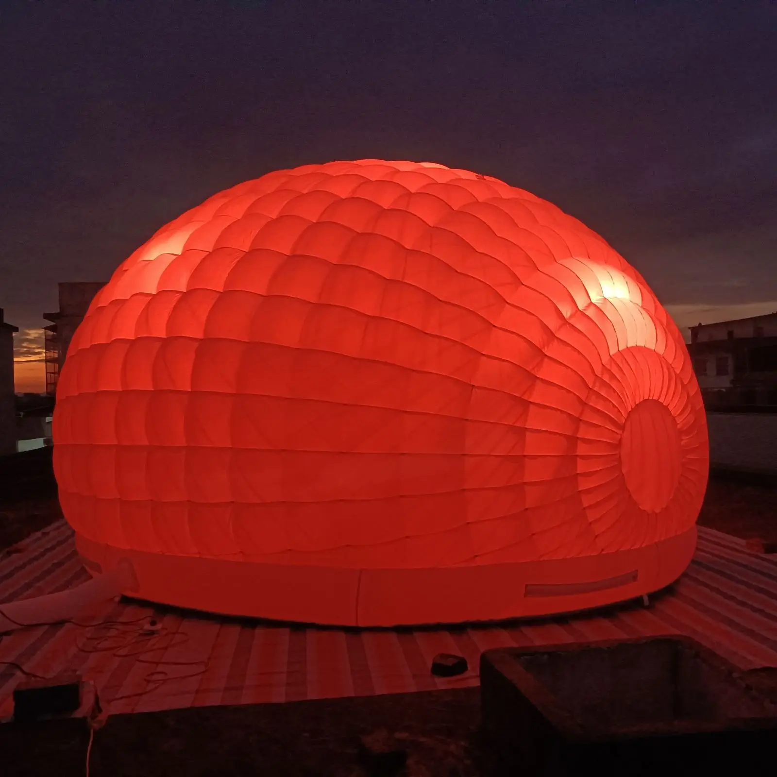 Nieuwste Oxford Opblaasbare Lucht Koepel Tent Honing Gehuisvest Afgewerkte Iglo Met Led Verlichting Tent Tent Bruiloftsfeest Evenement Verhuur