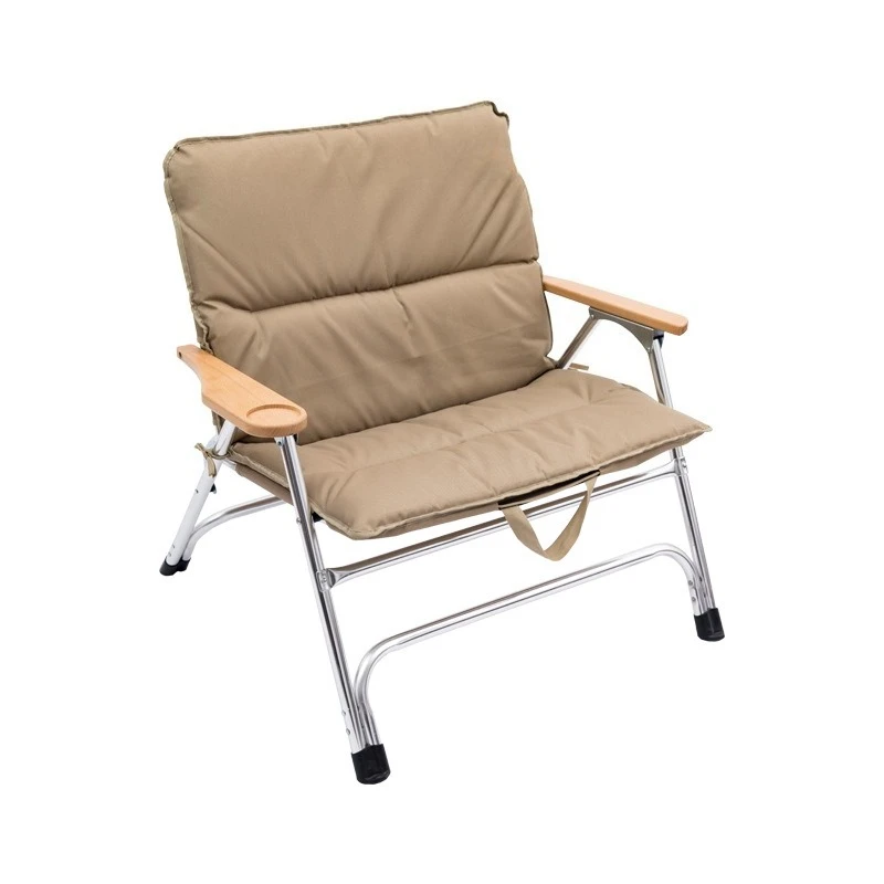 Outdoor campground khaki sofa chair + 600D Oxford cloth material