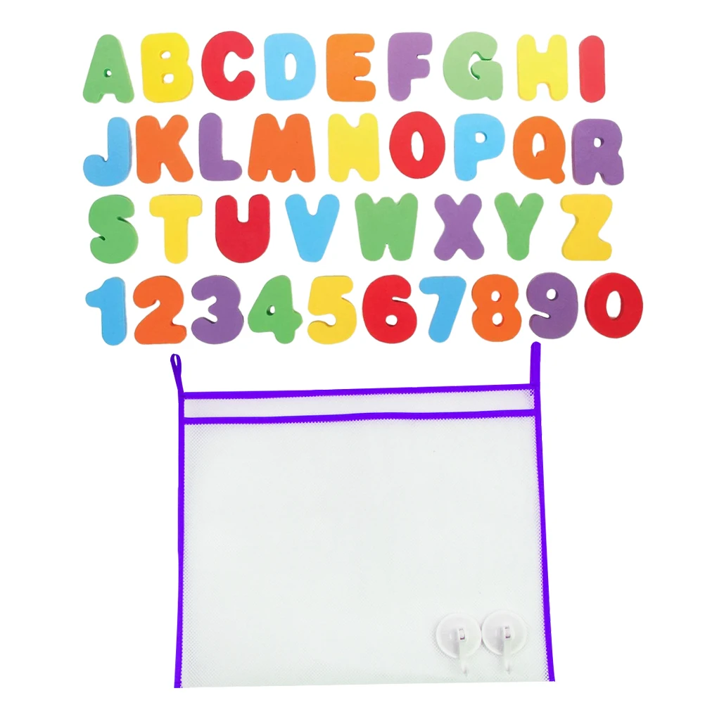 

Alphabet Numbers EVA Toys Lightweight Educational Baby Bathing Toy Learning Toddler Montessori Concept Color Cognitive