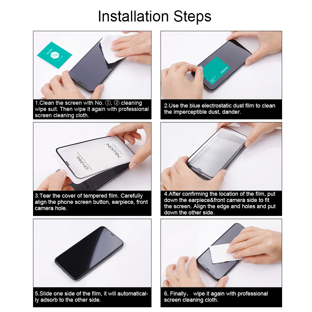 NILLKIN CP+PRO غراء كامل 9H زجاج لهاتف OPPO Find N5، مضاد للتوهج ومضاد لبصمات الأصابع، طبقة مقسى رفيعة للغاية 0.33 مم صديقة للبيئة
