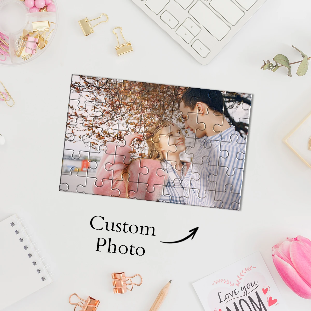 

35/150/300/500/1000pcs Customized Photo Custom DIY Personalised Photo Portrait Puzzles For Kids Toy Gifts for Commemorative or