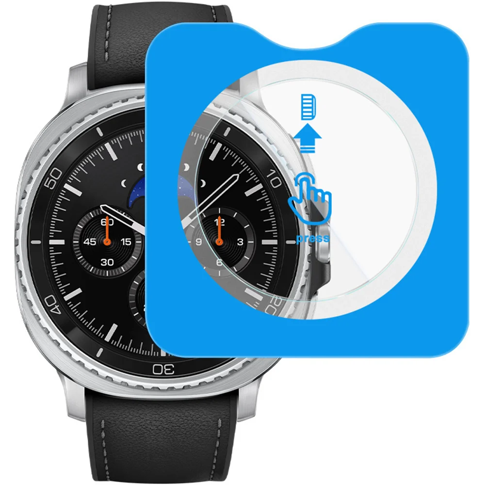

For Samsung Galaxy Watch8 Classic 46mm Tempered Glass Screen Protector with Installation Tool
