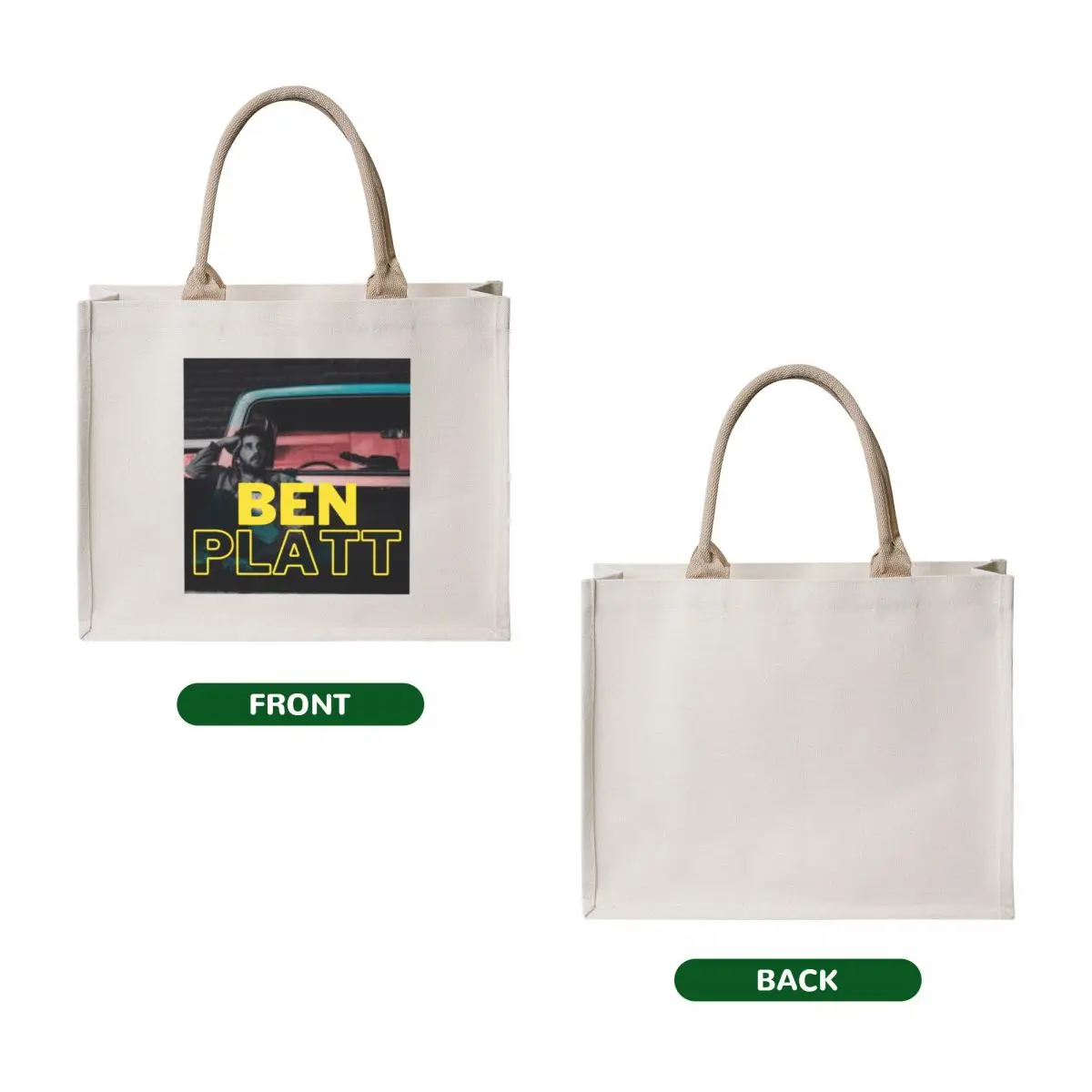 Ben Platt Car Tote Bag Women's shopper bag for beach shopping bag canvas shopping