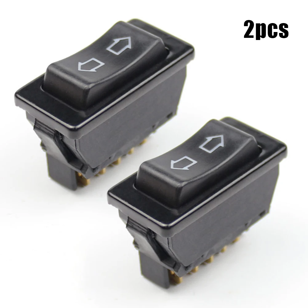 2Pcs Car Power Switchs UNIVERSAL 12V 2 WAY MOMENTARY ELECTRIC  AERIAL UP DOWN ROCKER SWITCHES