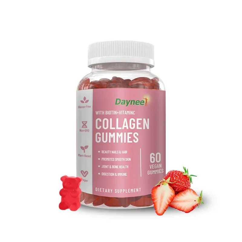 

1 bottle of collagen gummies to supplement nutrition and health food