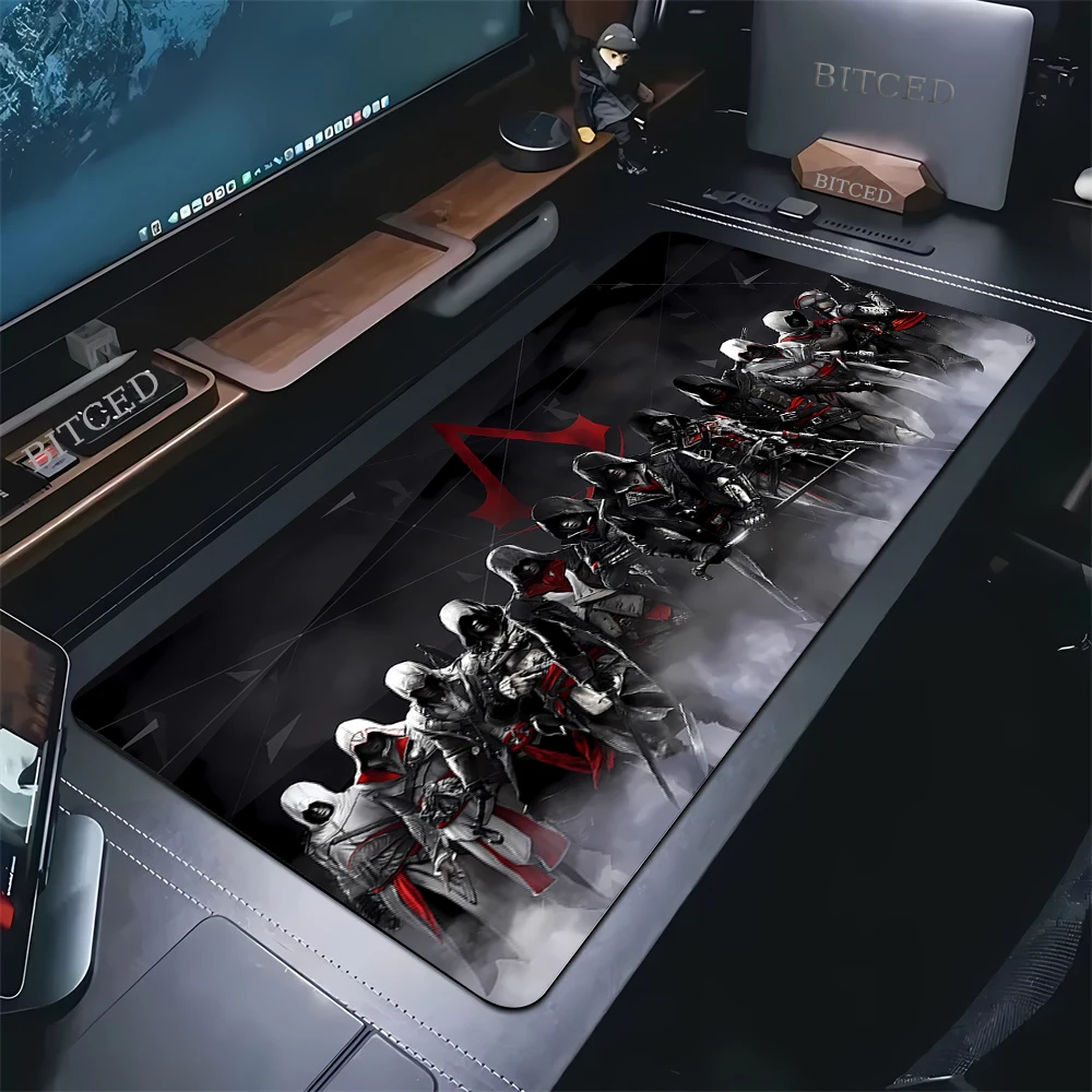 Grand tapis de souris Assassin S Creed, 900x400, pour ordinateur portable, accessoires de bureau