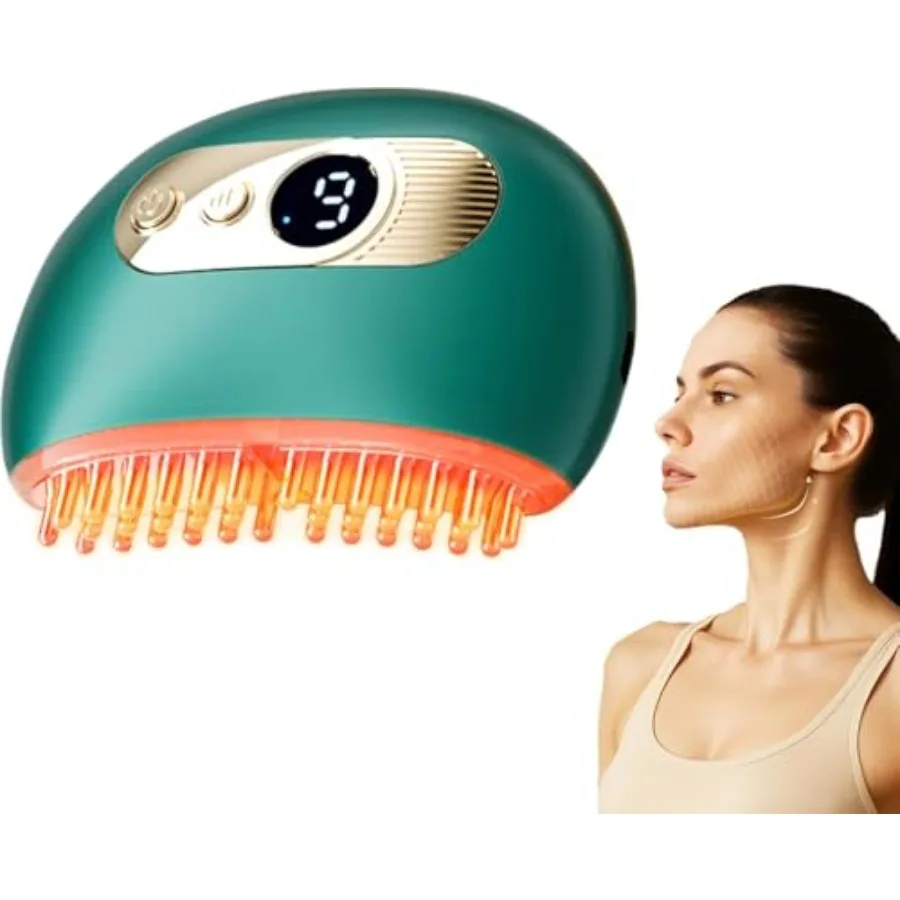

Lymphatic Contour Face Brush Face Massager for Lymphatic Drainage Double Chin Reducer and Facial Sculpting Gentle Vibrating Lym