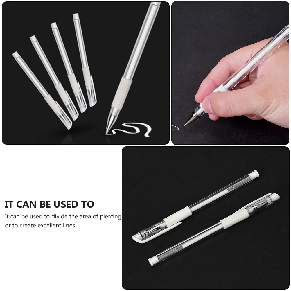 

8Pcs Waterproof Skin Marker Pens Professional Tattooing Tools Marking Pen Salon Use for Eyebrow Lip Piercing