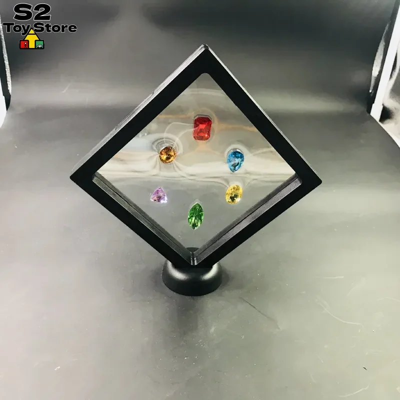 

Avengers Infinity Gauntlet Replica Display Framed Levitating Stones in Collector's Box Marvel Themed Office Desk Decor