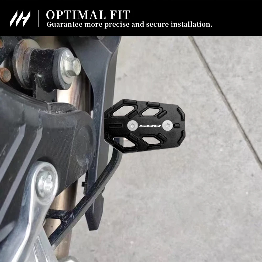 Motorcycle CNC Brake Pedal Extension Plate For CB500F CB500X CBR500R 2019‑2025 Brake Lever Pad Enhancer Accessories
