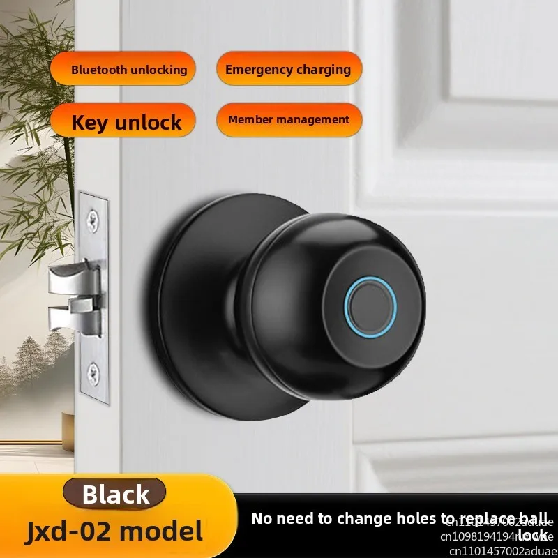 Tuya Smart Fingerprint Door Knob Lock WiFi App Remote Control Keyless Entry Smart Door Lock Temporary Password Unlock