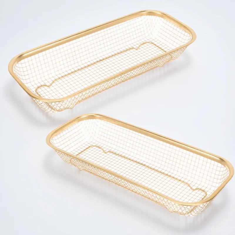 

2pcs Stainless Steel Utensil Basket Deep Storage Cutlery Organizer Chopstick Holder Drainage Ventilation Metal Silverware