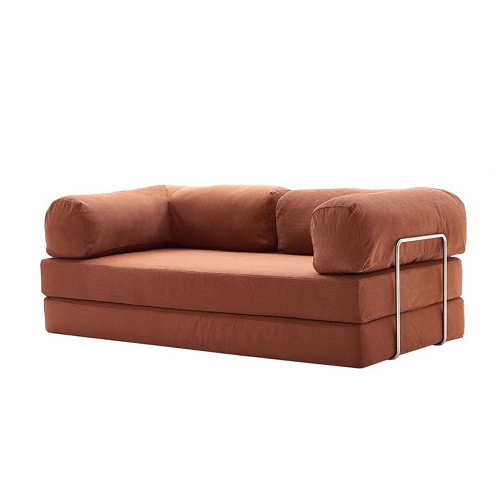 Linlamlim Modern Vacuum Compressed Sofa Bed - Convertible Couch with Fabric, Space-Saving Design for Living Rooms, Easy Assembly