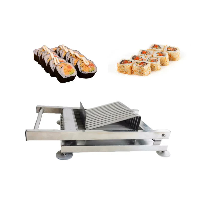 คู่มือ 1.7 ซม./2 ซม./2.4 ซม.ซูชิม้วนเครื่องตัดญี่ปุ่นข้าวซูชิม้วนตัดเครื่องมือซูชิเครื่องตัดเครื่องตัด