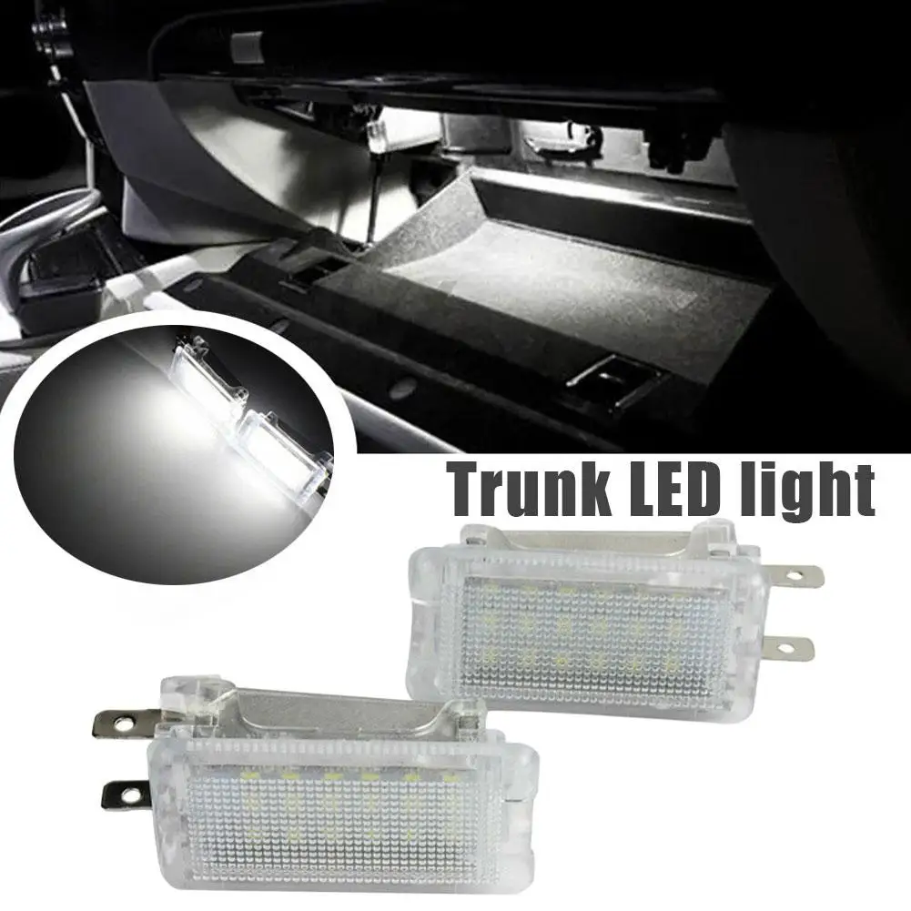 

Автомобильный светодиодный светильник для багажника, 18 светодиодов, 6500 К, белый свет, IP67, водонепроницаемый светильник для номерного знака Plug & Play для салона автомобиля Accesso P8G6