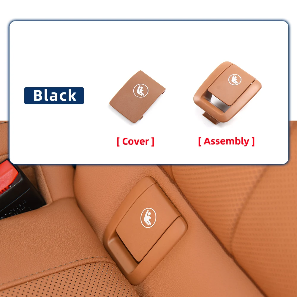 سيارة الخلفي مقعد الطفل السلامة ISOFIX غطاء ضبط النفس سيارة هوك مشبك غطاء مقعد لوحة 2017-2022 استبدال لسيارات BMW 5 سلسلة G30