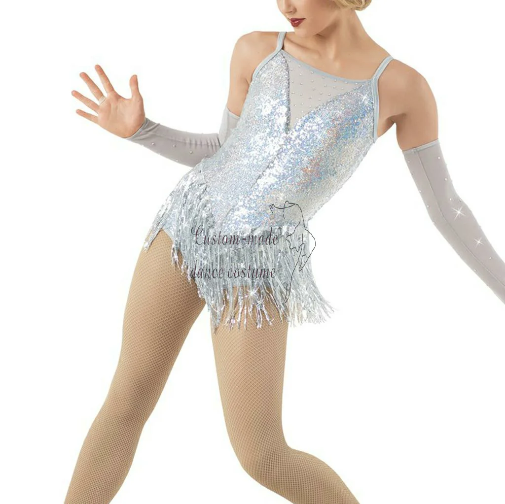 New dance costume professional jazz dance dress performance dress Lodysuit Latin dress