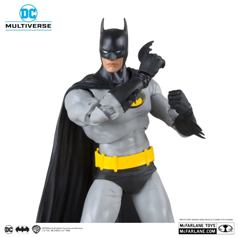 【Spot】McFarland DC Knightfall Black and Grey Muted Batman 7 Inch 1/12 Dolls Movable Action Figure Models Multiverse Toys Gifts