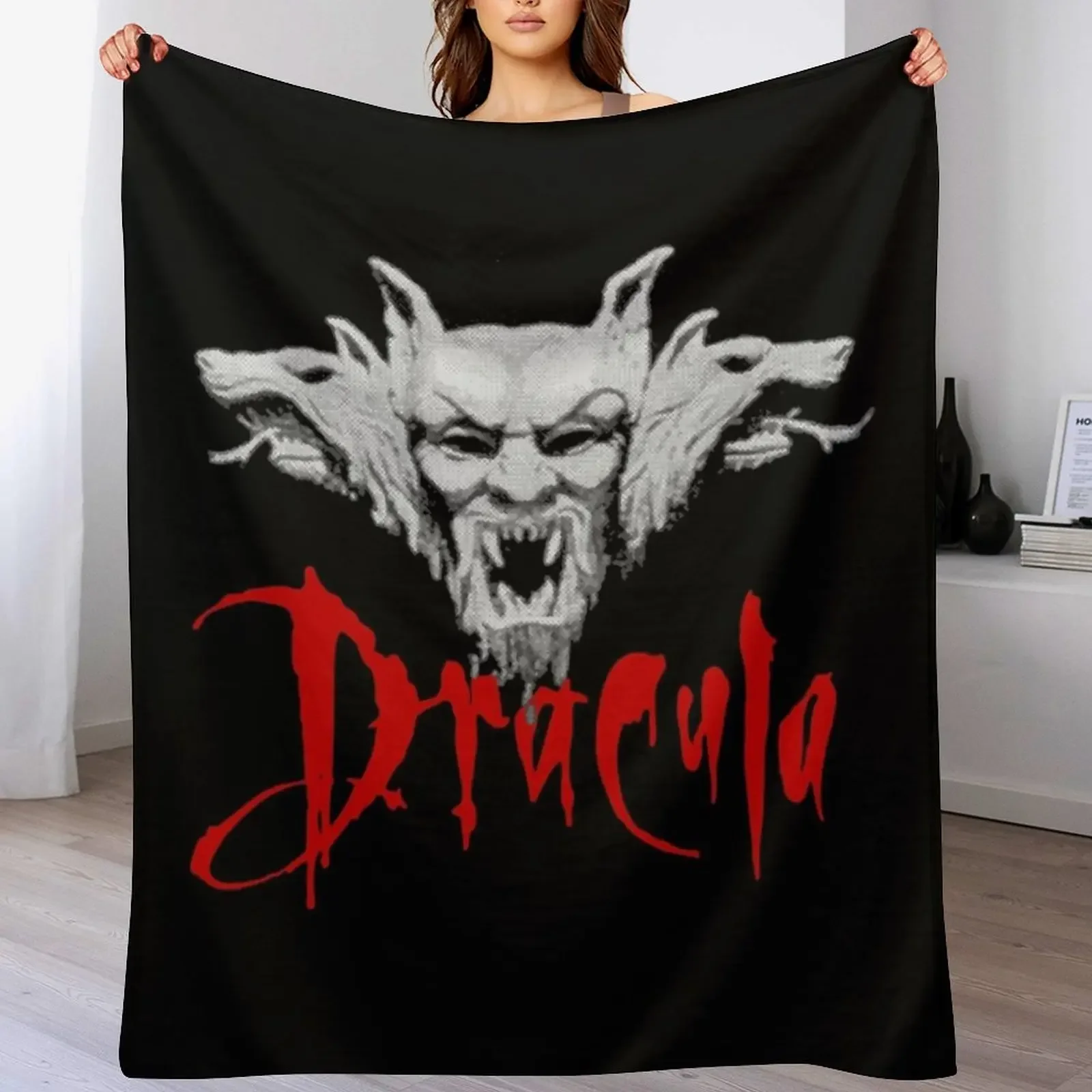 

Dracula Bram Stoker Throw Blanket Warm Comfortable Blanket Gift for Parents Friends