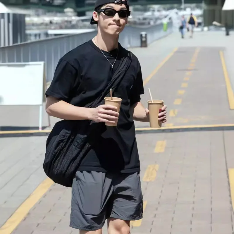 Summer Lightweight Loose Fit Breathable Quick Dry Shorts For Men And Women Outdoor Sports Casual Beach Shorts With Four Inch