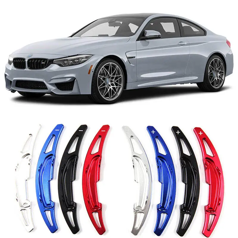 

Steering Wheel Shift Paddle Aluminum Alloy Extension Paddle Shifters Cover For BMW M2 M3 M4 M5 X5M X6M