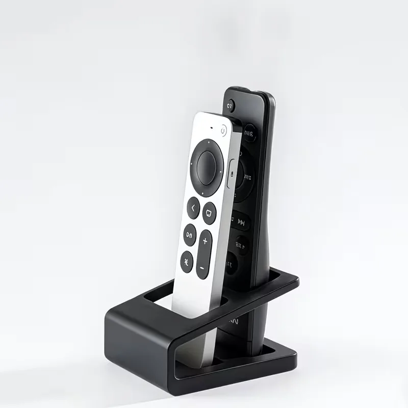 Double-Compartment Remote Control Storage Rack, Desktop Organization Stand, Remote Control Storage Rack, Anti-Slip Base