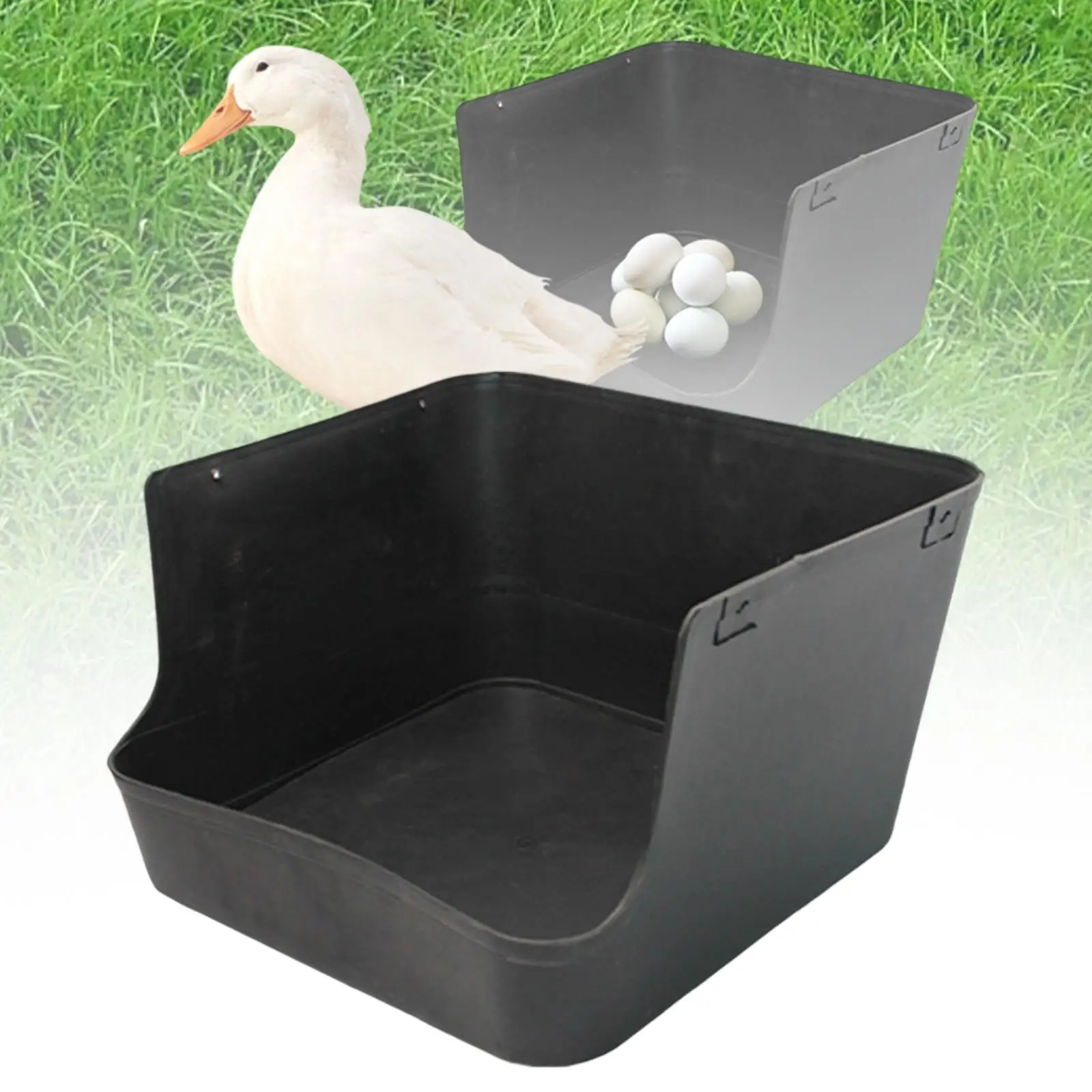 

Single Compartment Hens Nesting Box for Chicken, Ducks, and Goose Easy Egg Collection Easy Installation Chicken Nesting Box