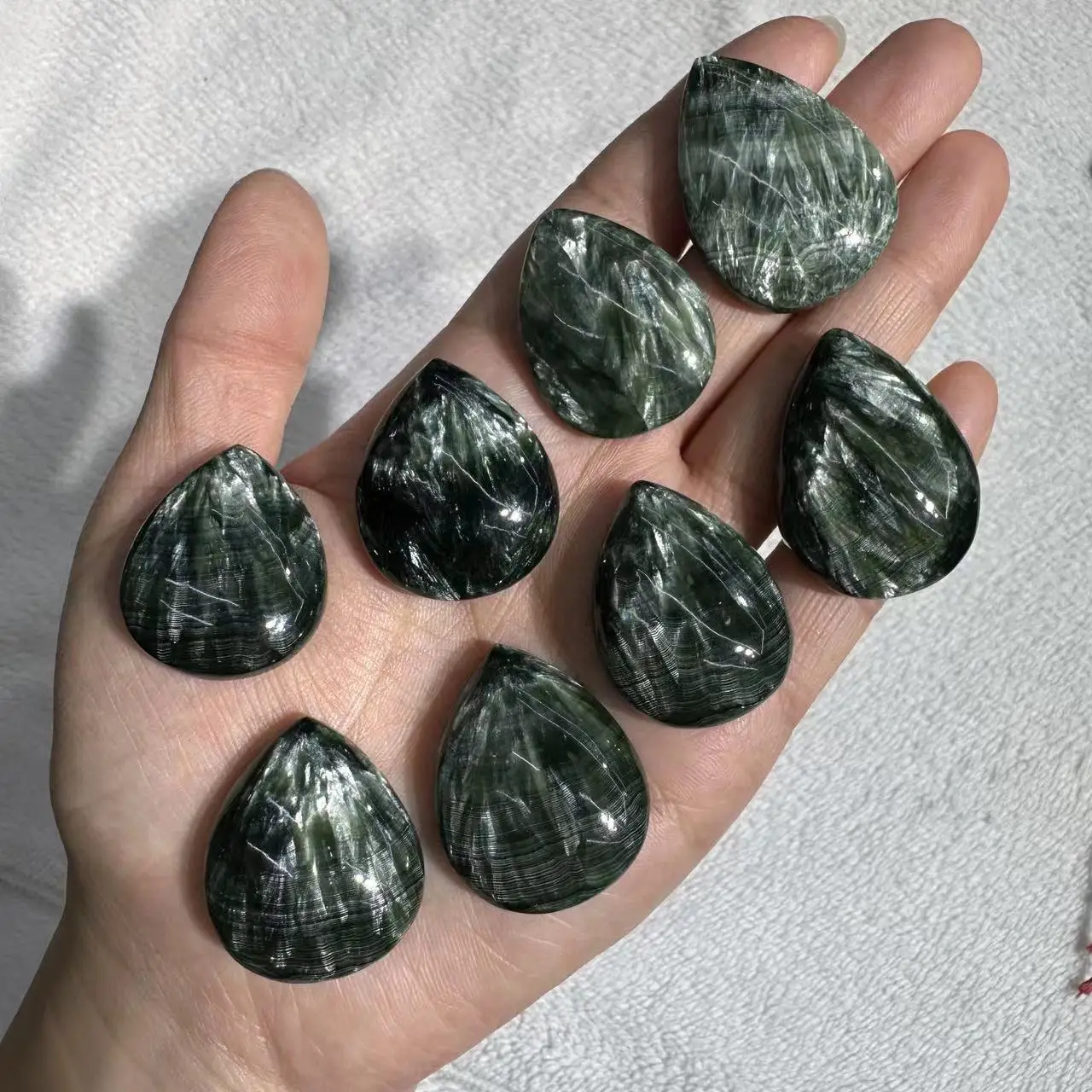 

Качество АААА, натуральный драгоценный камень, русский срефинит, кулон, камень, ювелирные изделия, энергетический браслет для женщин и мужчин, подарок оптом!