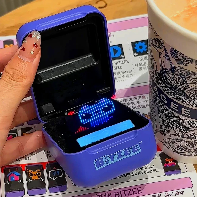 Spinmaster Bis Elf آلة الحيوانات الأليفة الإلكترونية لعبة تفاعلية هدية افتراضية للحيوانات الأليفة #1