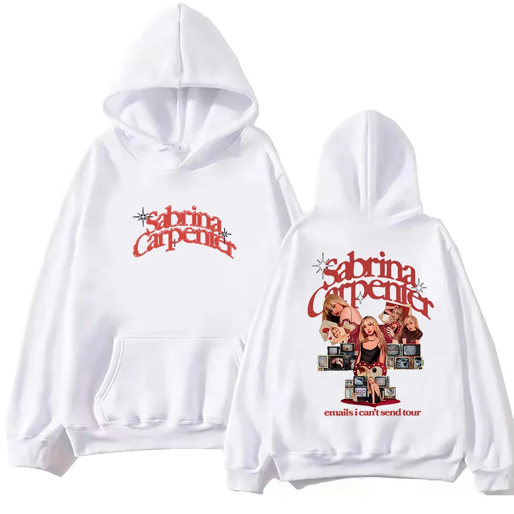 Sabrina-Hoodie Unisex Tour, Pulôver Harajuku, Tops de Manga Comprida, Presente dos Fãs, Muisc, 2024