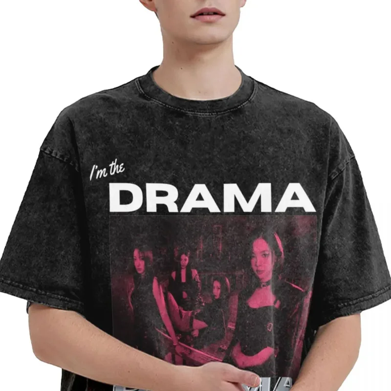 Women Men Aespas Drama Idol Shirt Graphic Retro Outfit Tees New Arrival