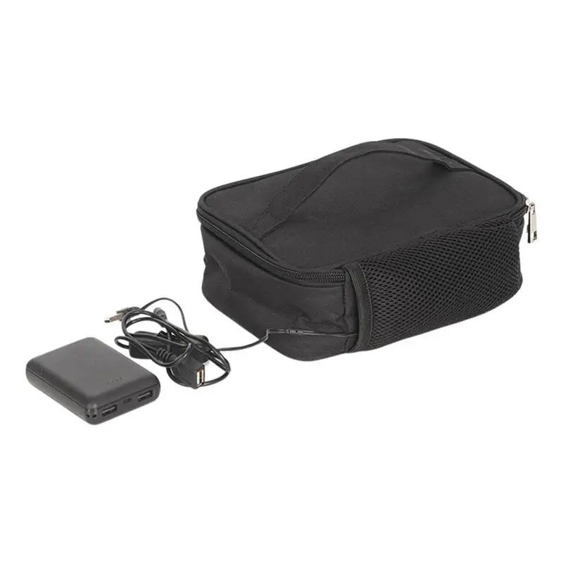 

USB Electric Heating Bag Waterproof Car Travel Camping Electric Lunch Box Food Warmer Heater Container Packet Thermal Bag