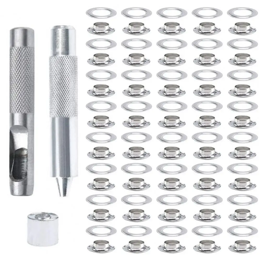 Eyelet Button Easy to Use Hole Punching Kit for Tarpaulins Curtains Awnings Shoes Bags