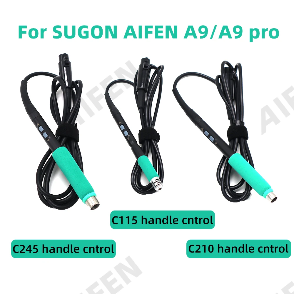 Compatible For JBC Sugon Aifen A9/ A9 Pro/ T21 Soldering Station Handle C115/C210/C245 Soldering Iron Tips Replacement Tools