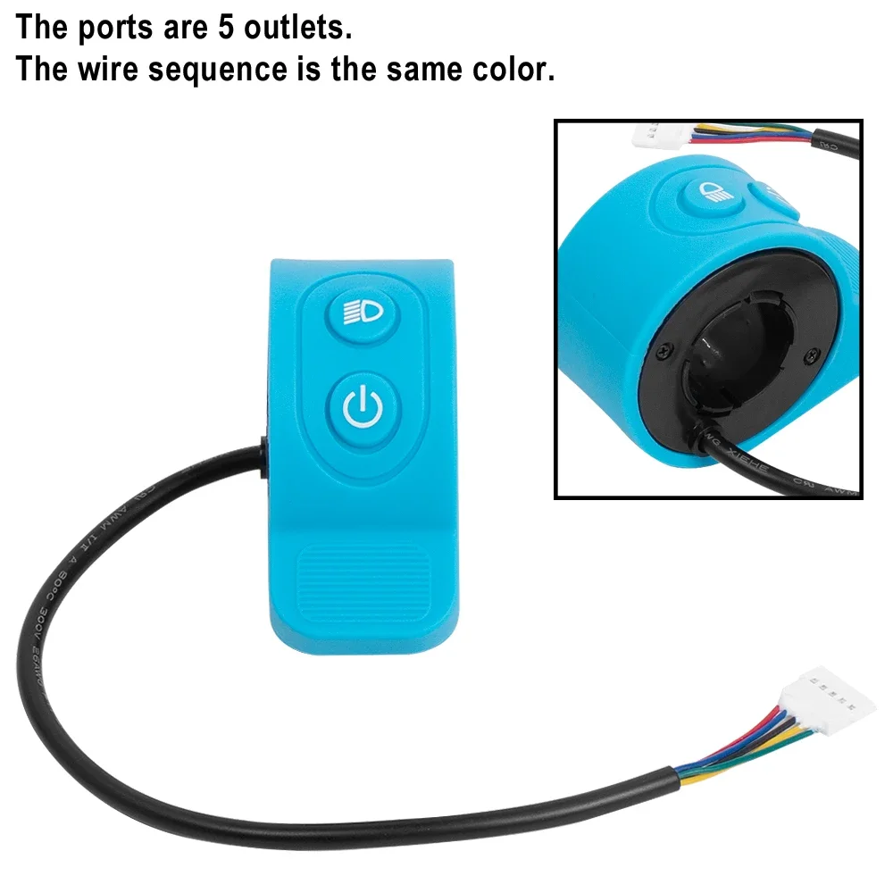 إصبع سرعة الطلب لوحة القيادة الإبهام خنق سرعة التحكم التبديل ل HX X7 سكوتر كهربائي الزناد مسرع أجزاء