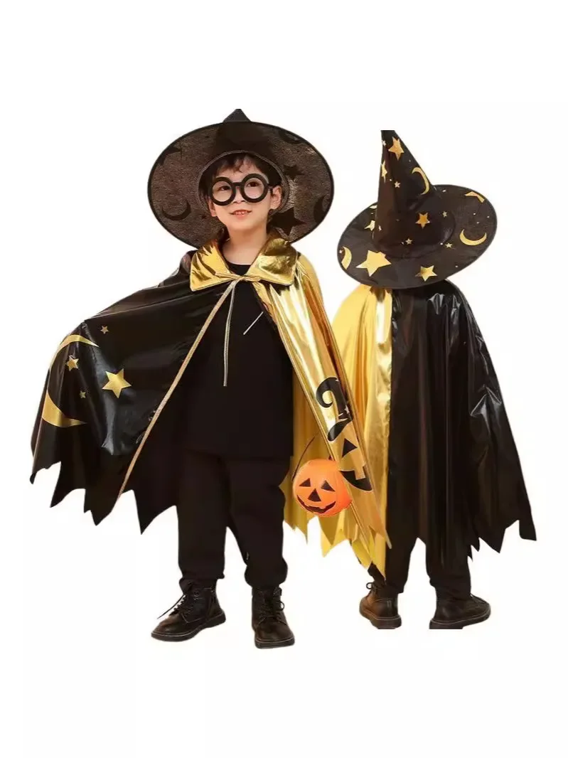 Everak Star Moon Cosplay para niños, Halloween Transfronterizo, Mago, Nouveau, 2024