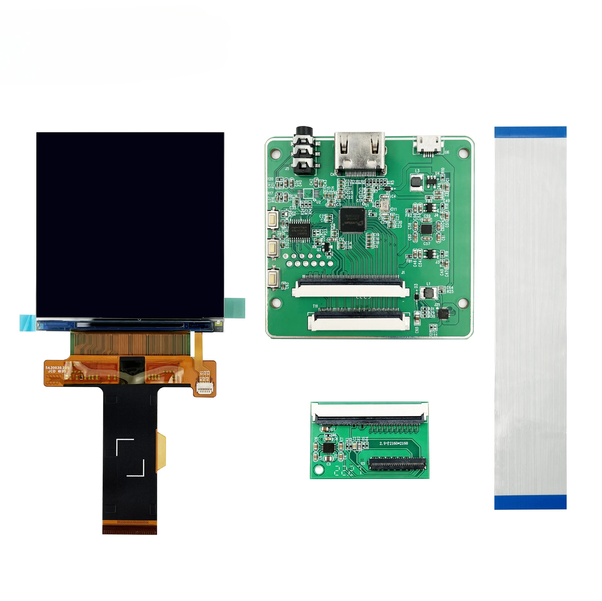 FOR 2.9 inch 2160 * 2160LCD high definition color screen plus HDMI to MIPI driver board VR/AR LCD screen