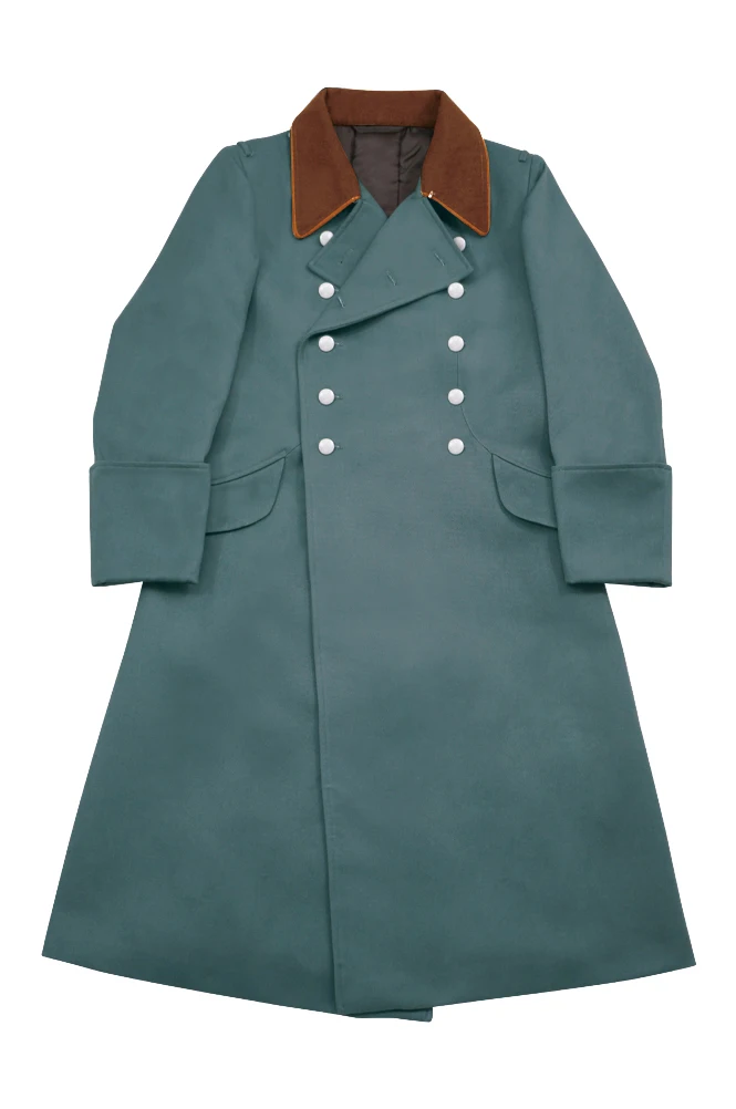 GUGN-006สงครามโลกครั้งที่สองเยอรมันตำรวจ Gendarmerie Officer Gabardine Greatcoat